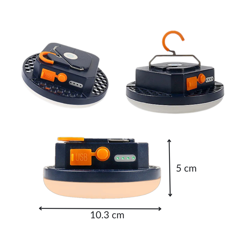 Lanterna LED redonda (MOS 13)
