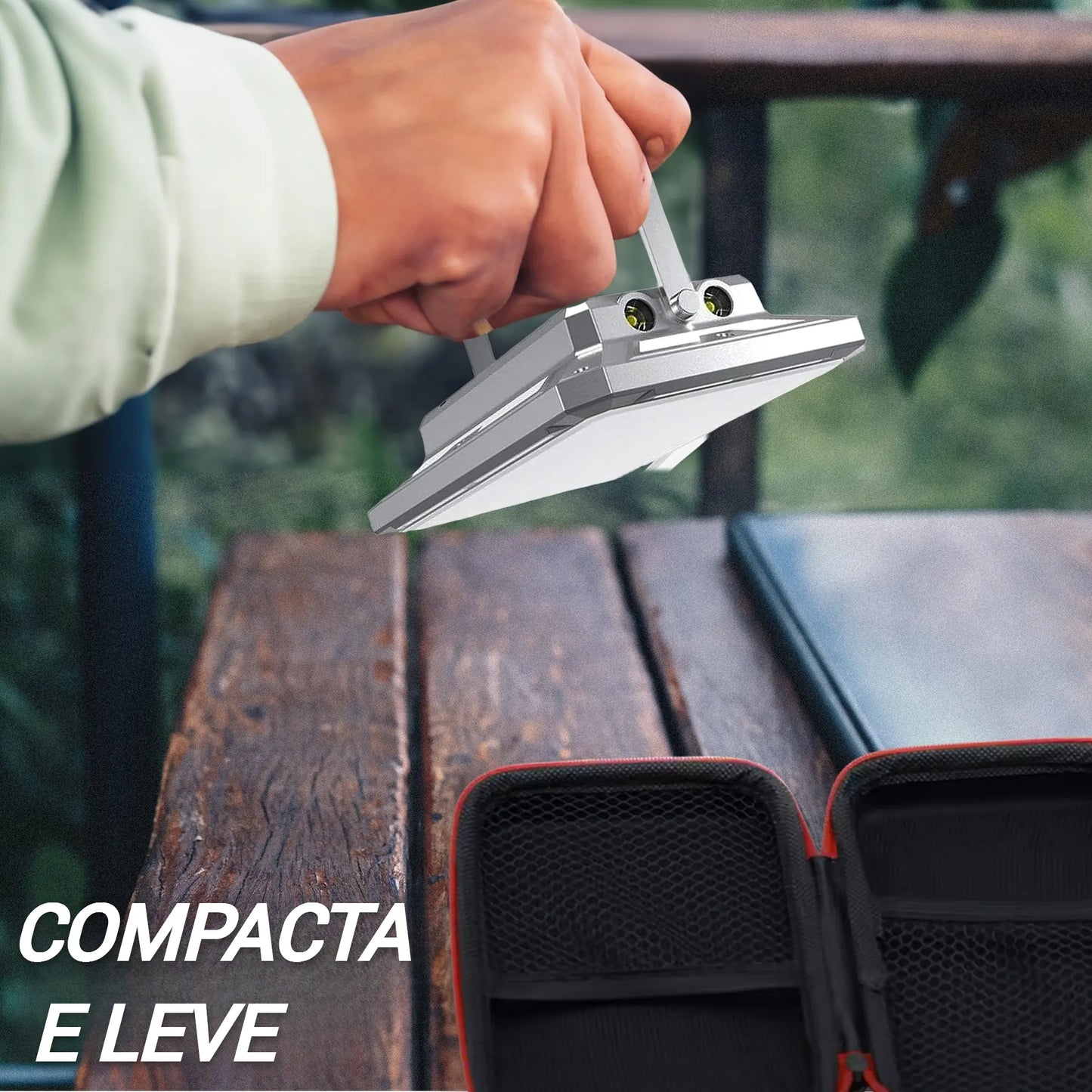 lanterna compacta para emergências 